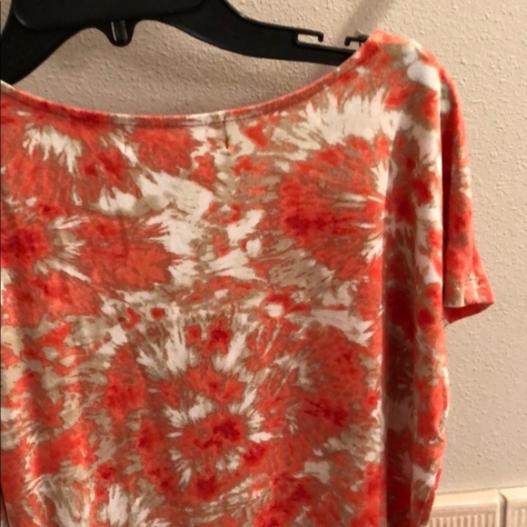 New Michael Kors asymmetric gather-shoulder tunic - Picture 7 of 8